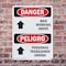 Signmission Safety Culture Sign, 7 in Width, Plastic, Rectangle, Bilingual OS-2PACK-DS-P-710-VS-1448 - alternate 6
